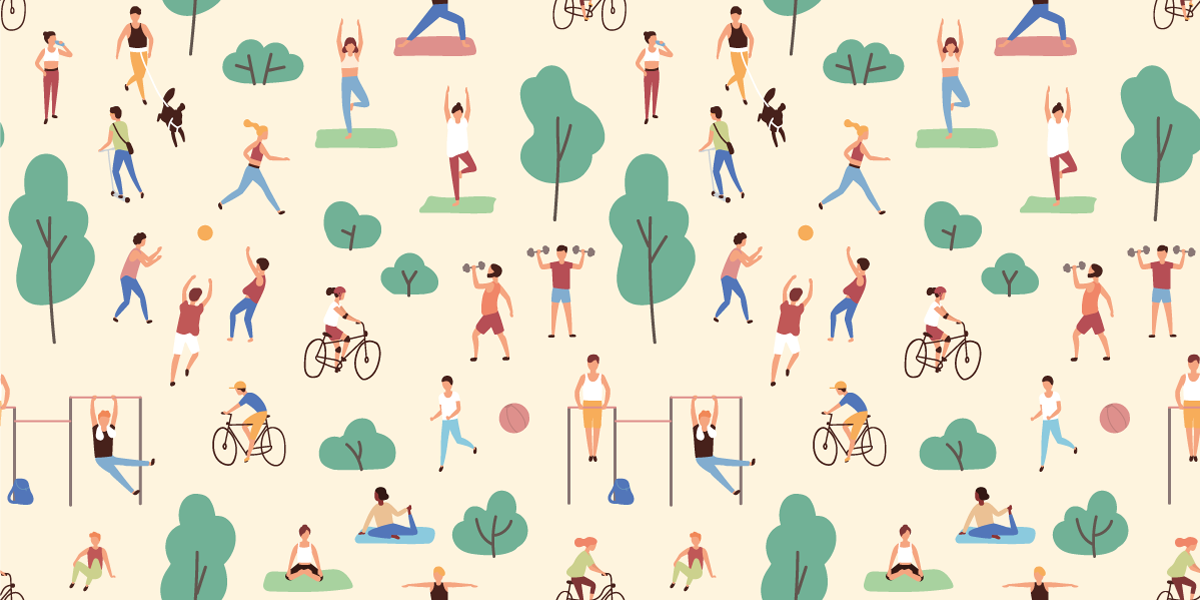 壁画 モアチルドレン アクティブプレイシーン - TENSTICKERS