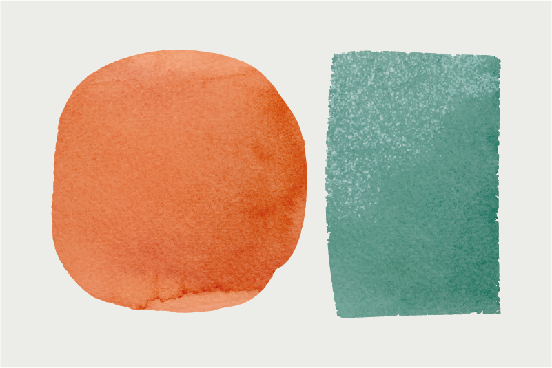 リビングルーム ビニールマット 抽象的なセグメント - TENSTICKERS