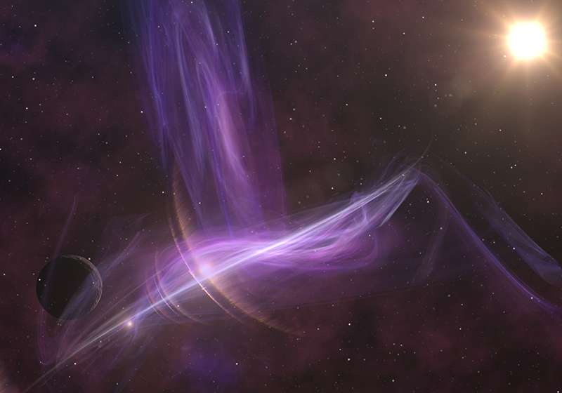 壁画 モアチルドレン 銀河の夢の風景 - TENSTICKERS