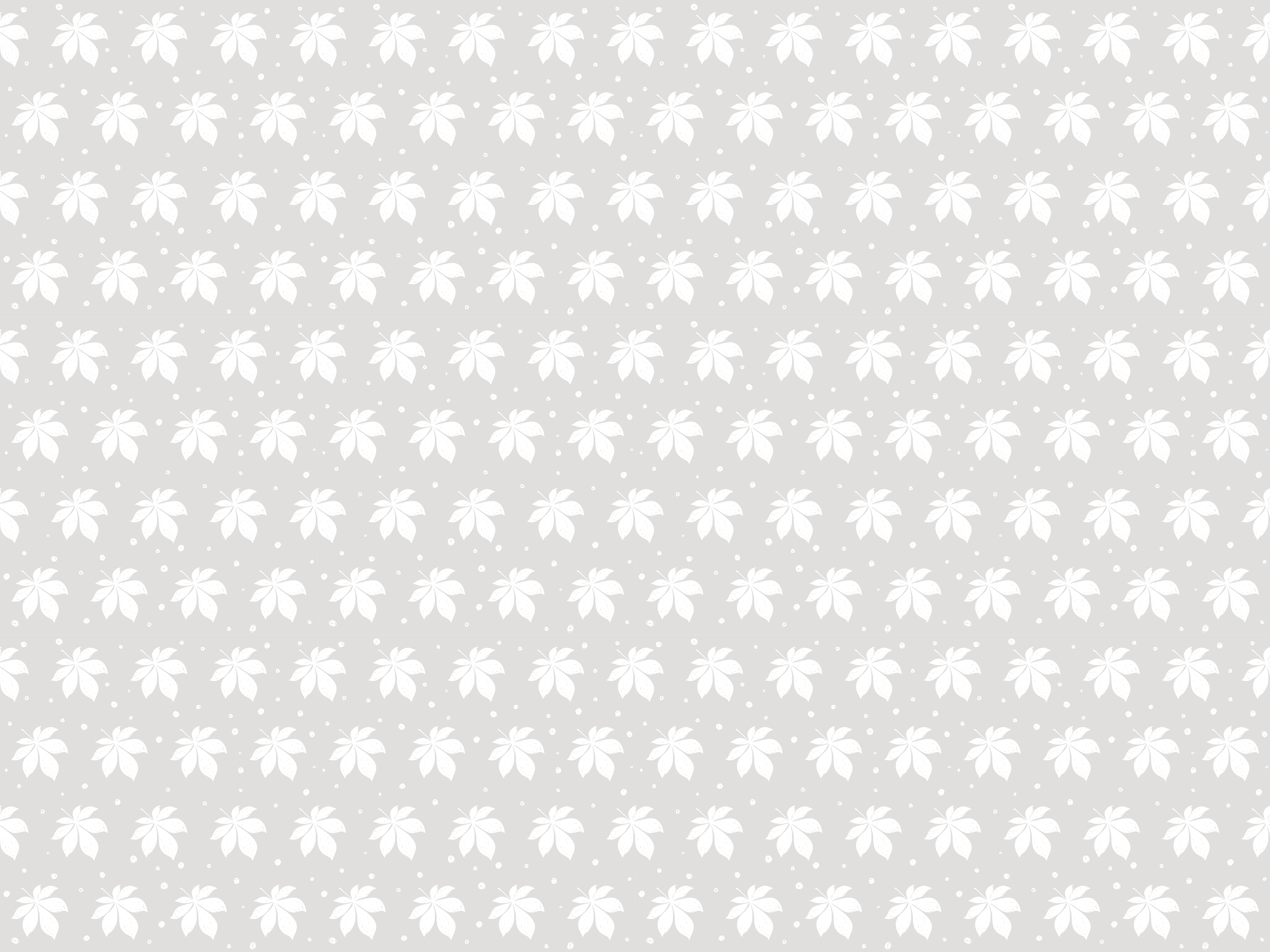 花と植物の壁画 繊細な植物の要素 - TENSTICKERS