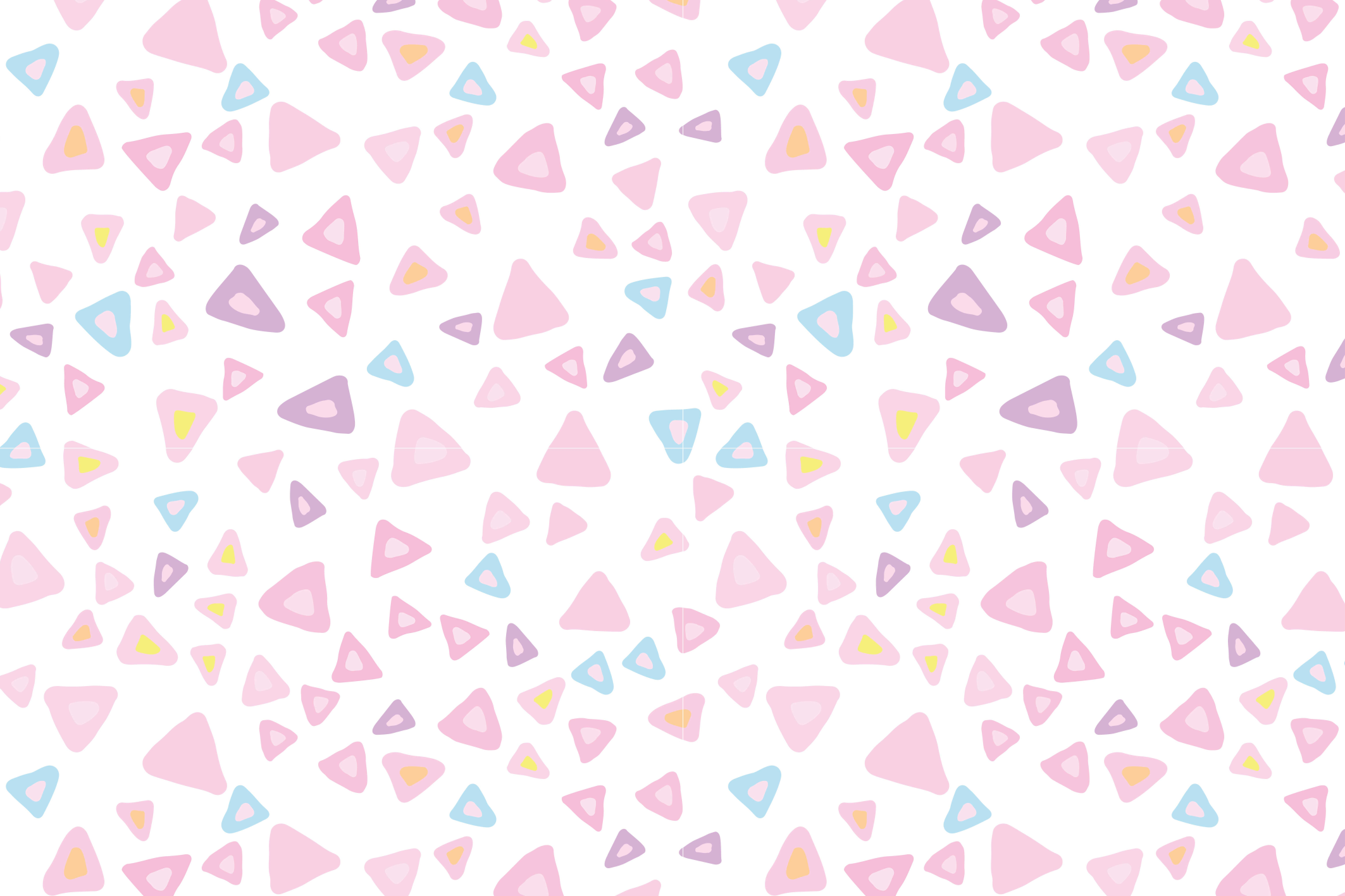 壁画 モアチルドレン カラフルな三角形の要素 - TENSTICKERS