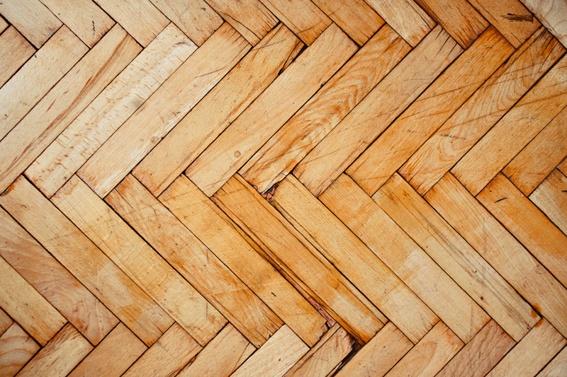 木効果 ビニールマット ヘリンボーンパターン - TENSTICKERS