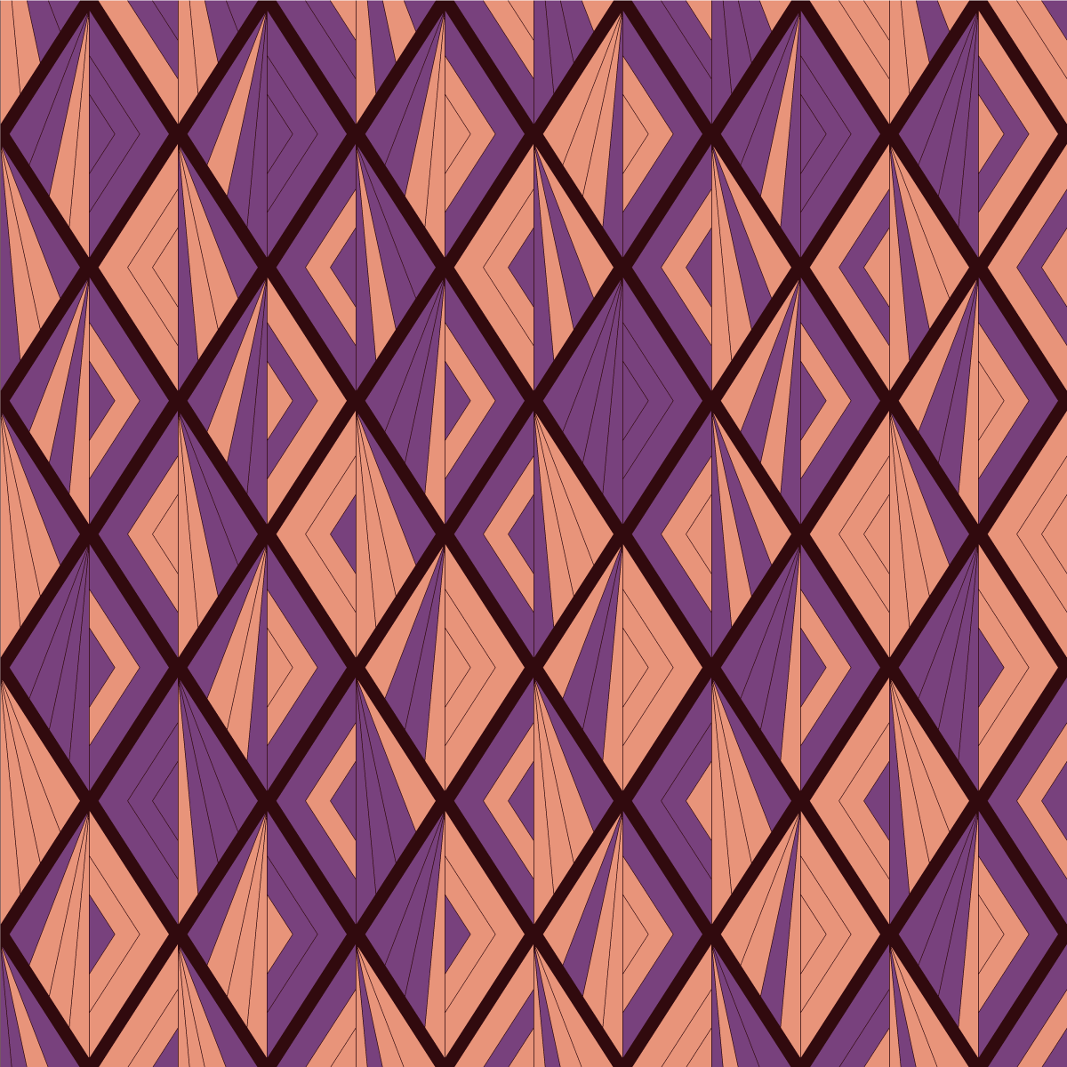 幾何学的な ビニールマット 幾何学模様の調和 - TENSTICKERS