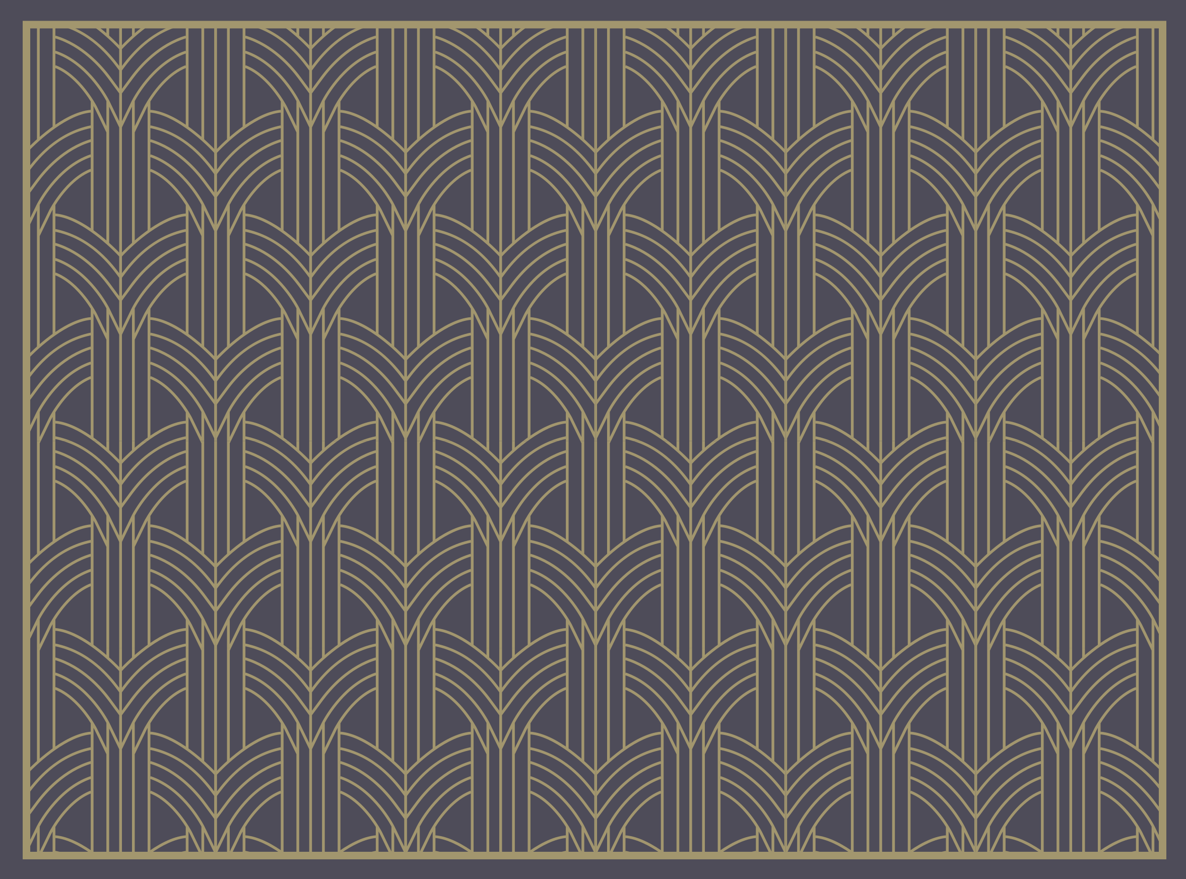 幾何学的な ビニールマット エレガントな幾何学模様 - TENSTICKERS