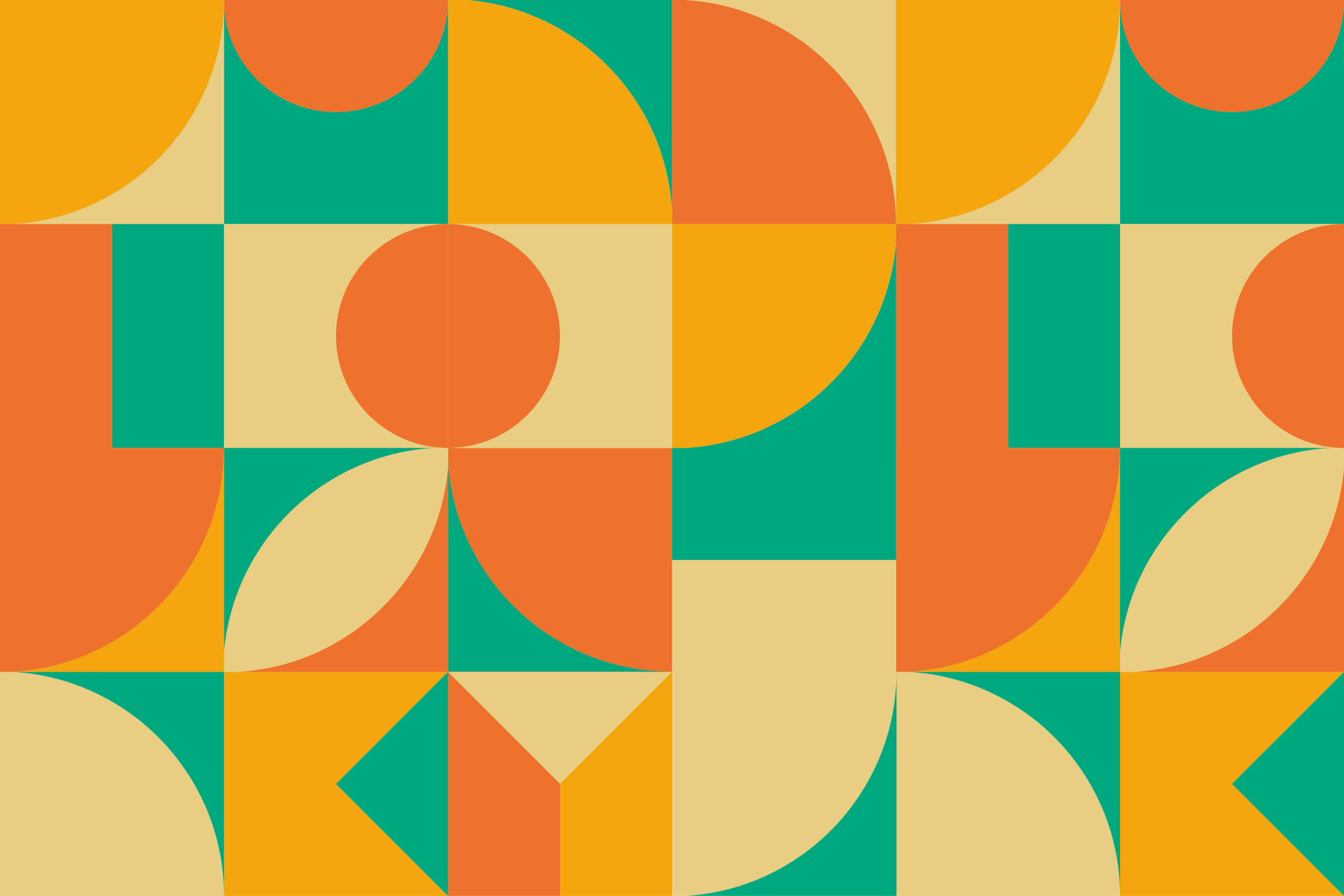 幾何学的な ビニールマット カラフルな幾何学模様 - TENSTICKERS