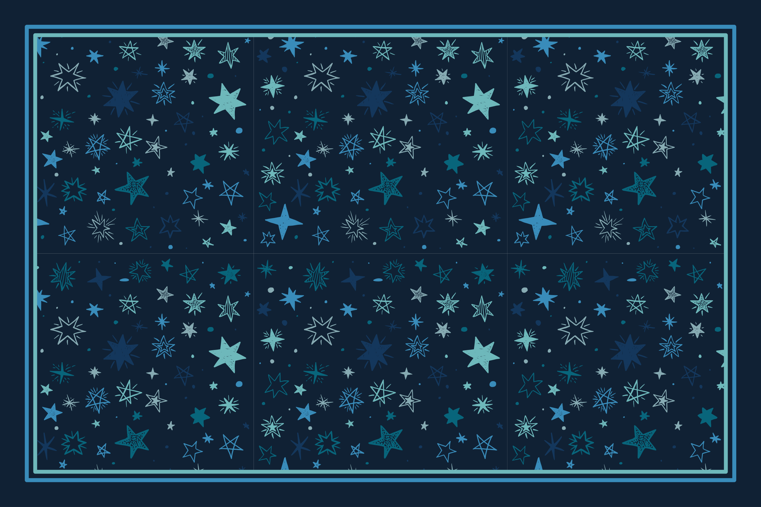 出演者 ビニールマット 天体モチーフデザイン - TENSTICKERS