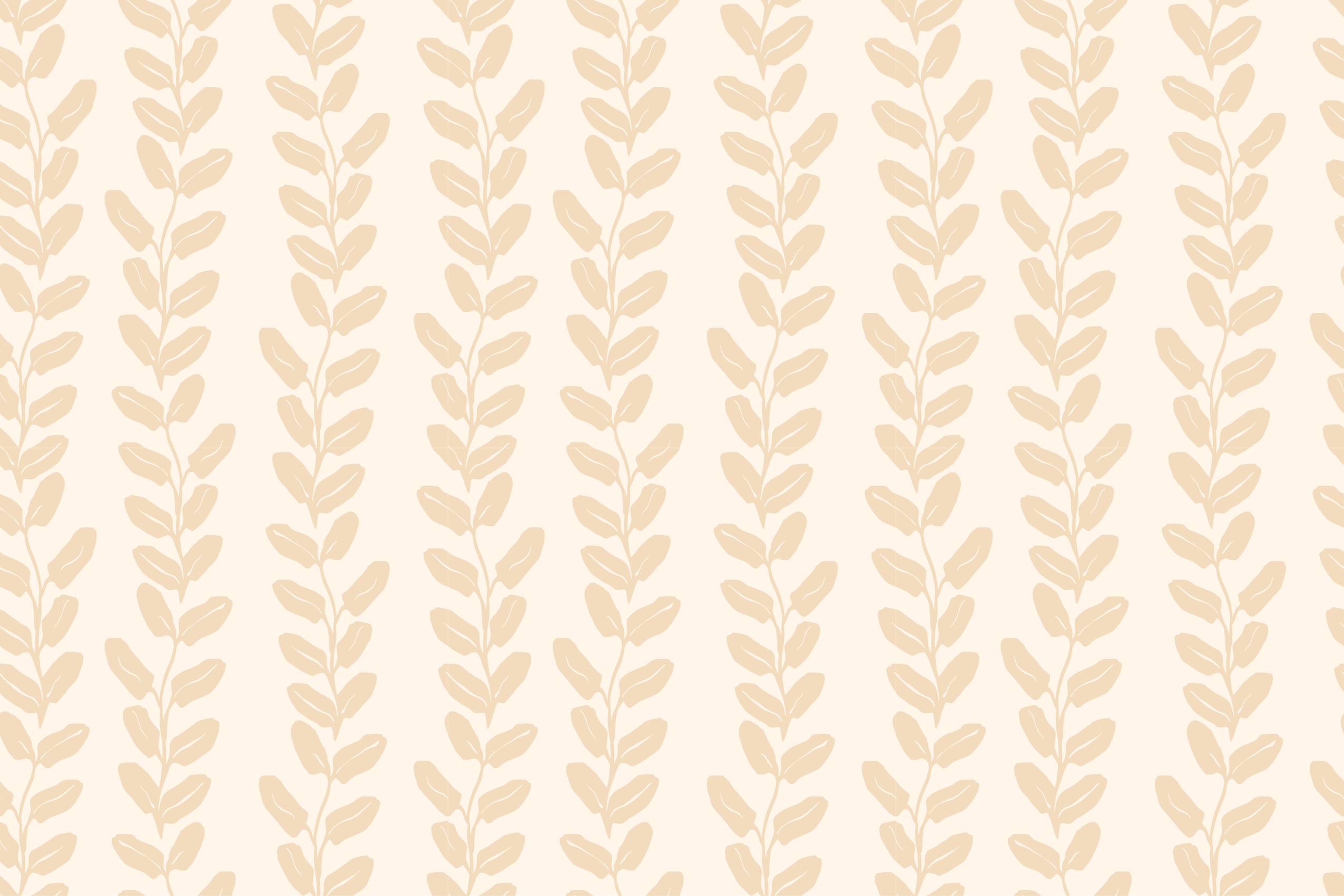 花と植物の壁画 植物模様 - TENSTICKERS