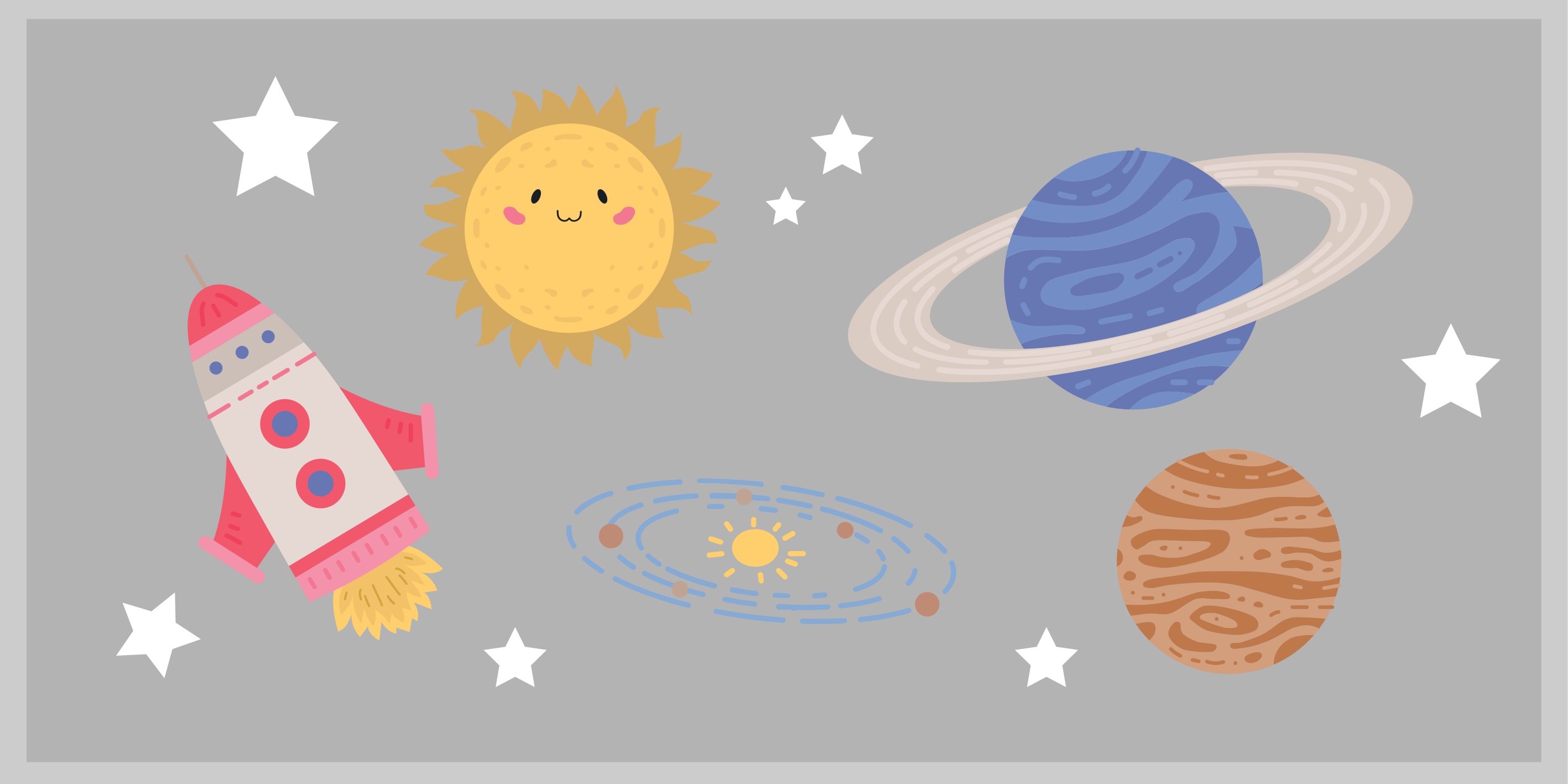 子供 ビニールマット 宇宙冒険テーマ - TENSTICKERS