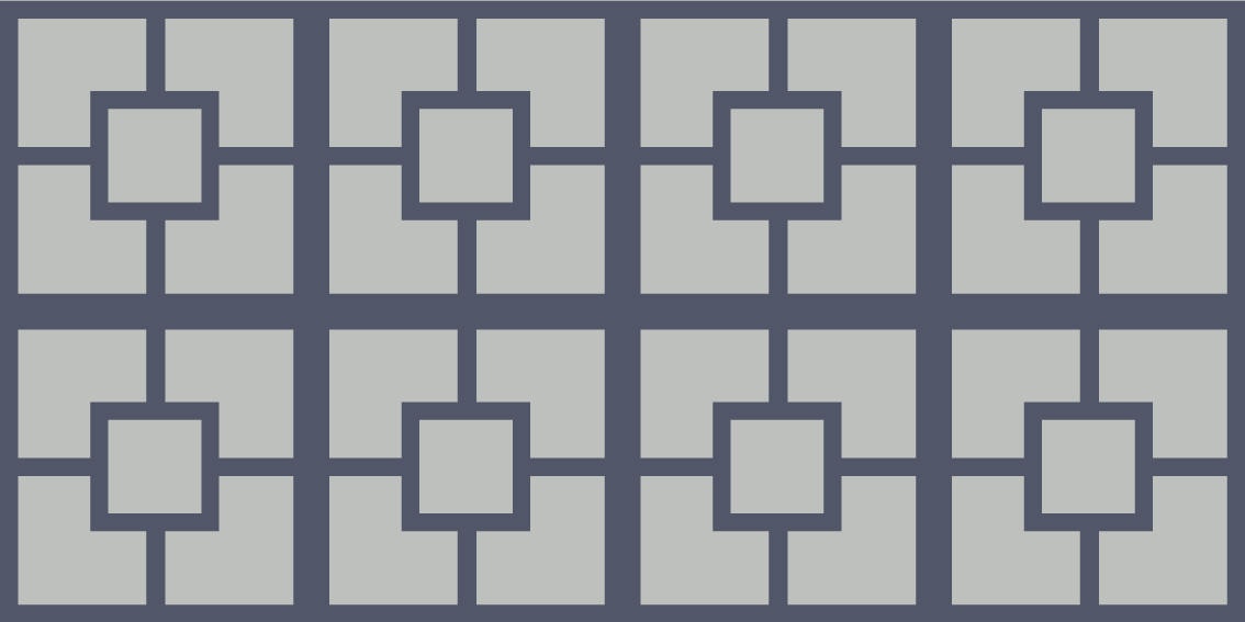 幾何学的な ビニールマット 幾何学的な正方形のパターン - TENSTICKERS