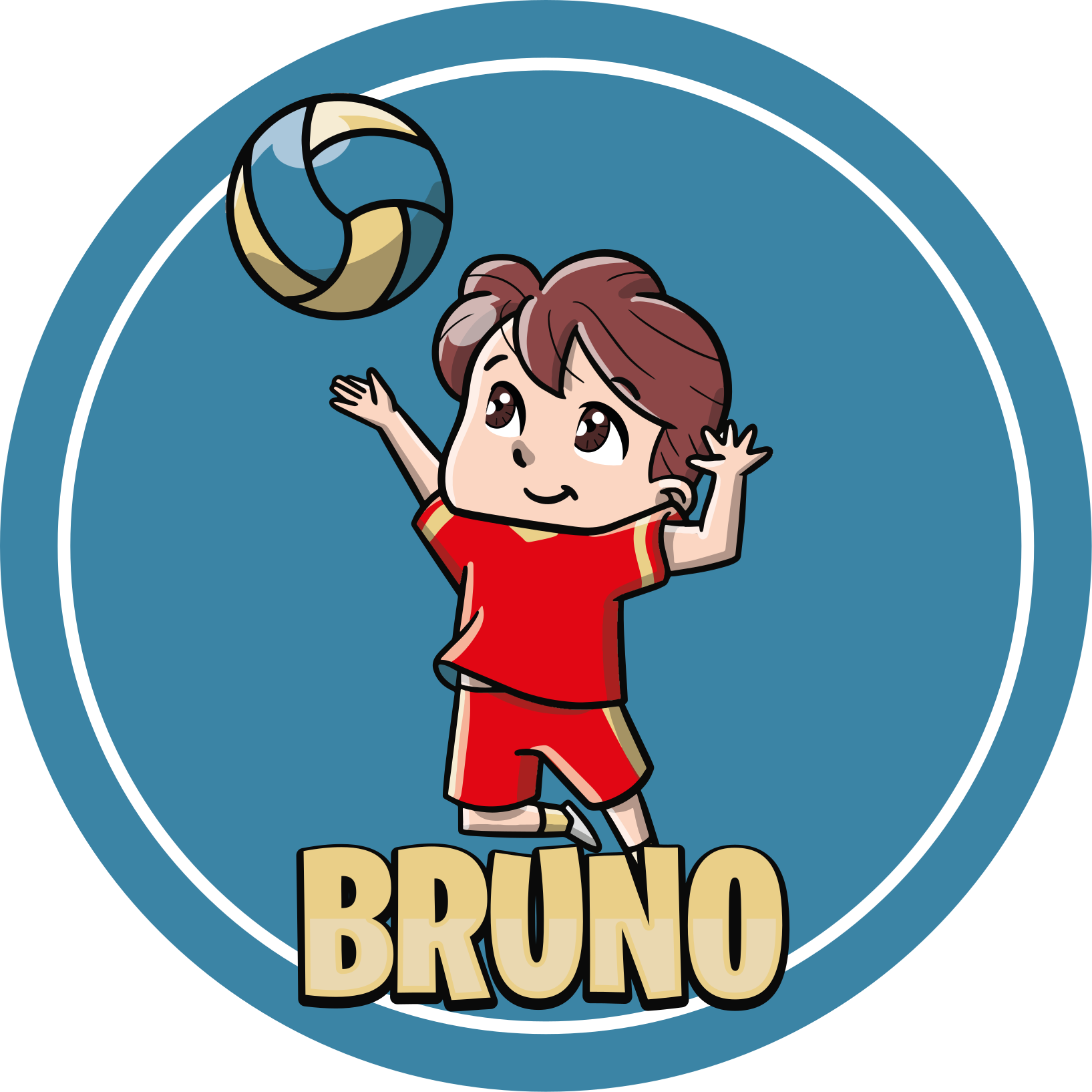 名前 ビニールマット カスタマイズ可能なスポーツ - TENSTICKERS