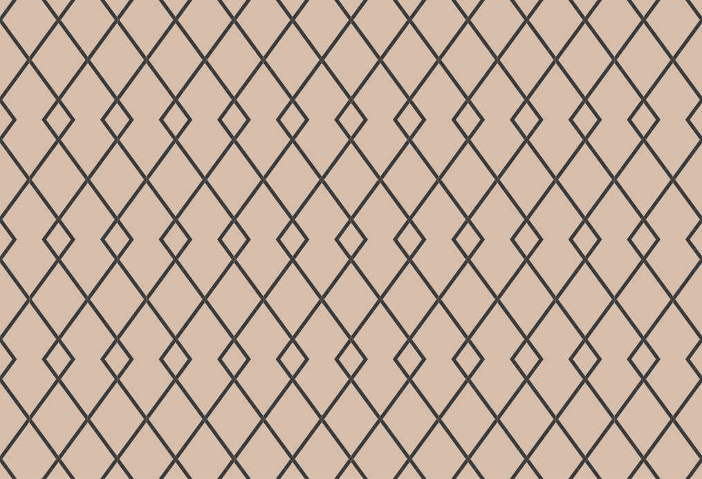 幾何学的な ビニールマット 優雅なダイヤモンドモチーフ - TENSTICKERS