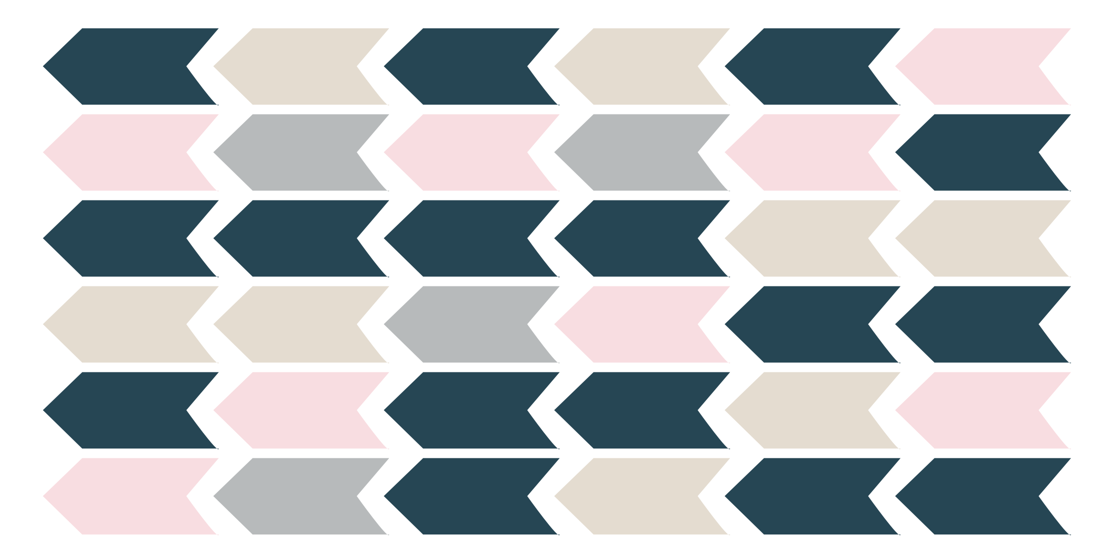 幾何学的な ビニールマット スタイリッシュな幾何学模様 - TENSTICKERS