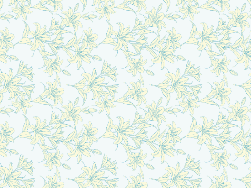 壁画 モアチルドレン 優しい花のモチーフ - TENSTICKERS