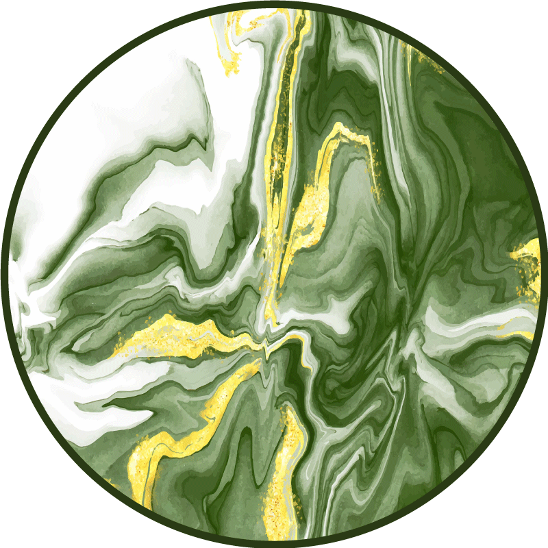 大理石ビニールラグの優雅なマーブルデザイン - TENSTICKERS