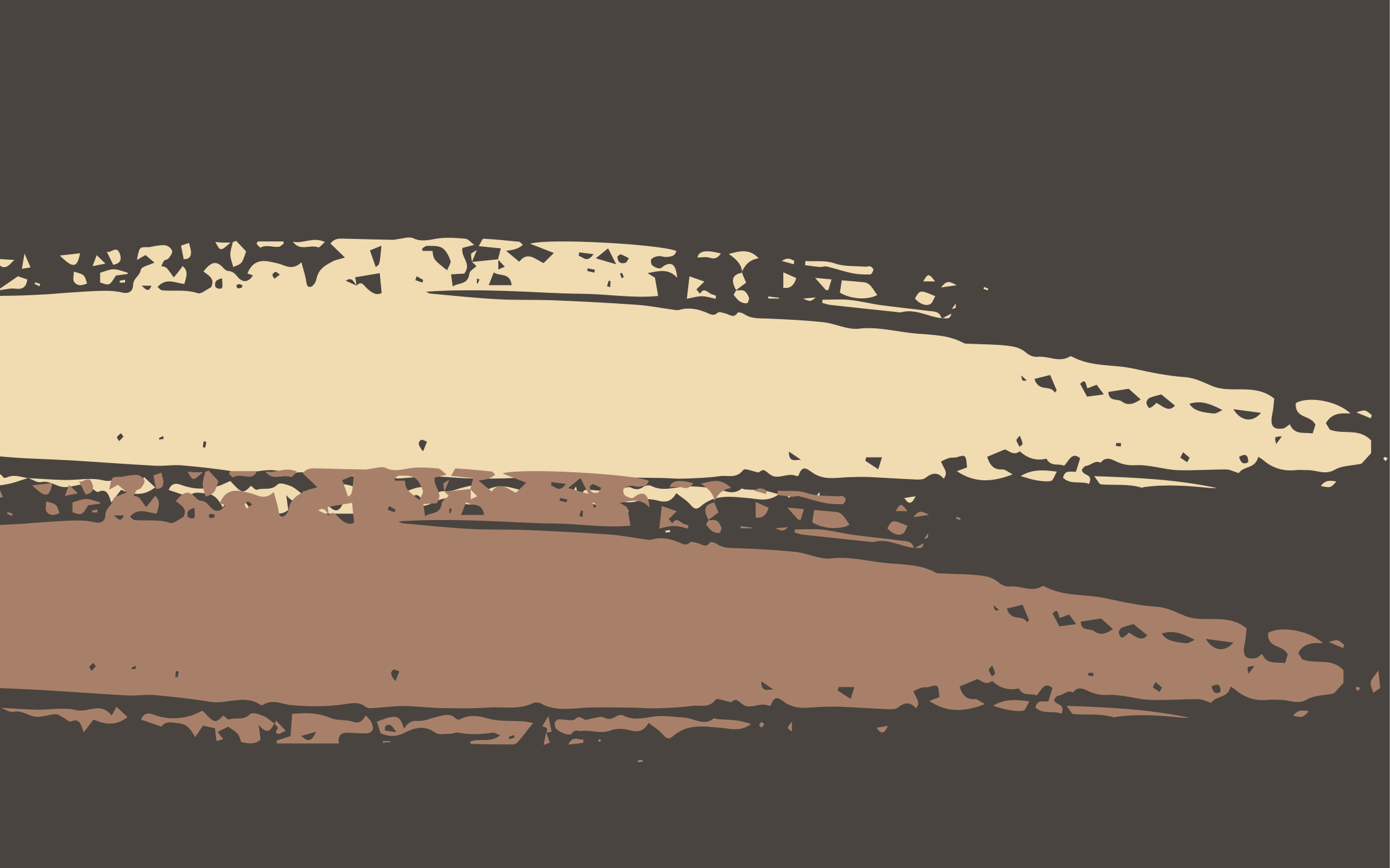 褐色 ビニルカーペット 抽象的なテクスチャのストライプ - TENSTICKERS