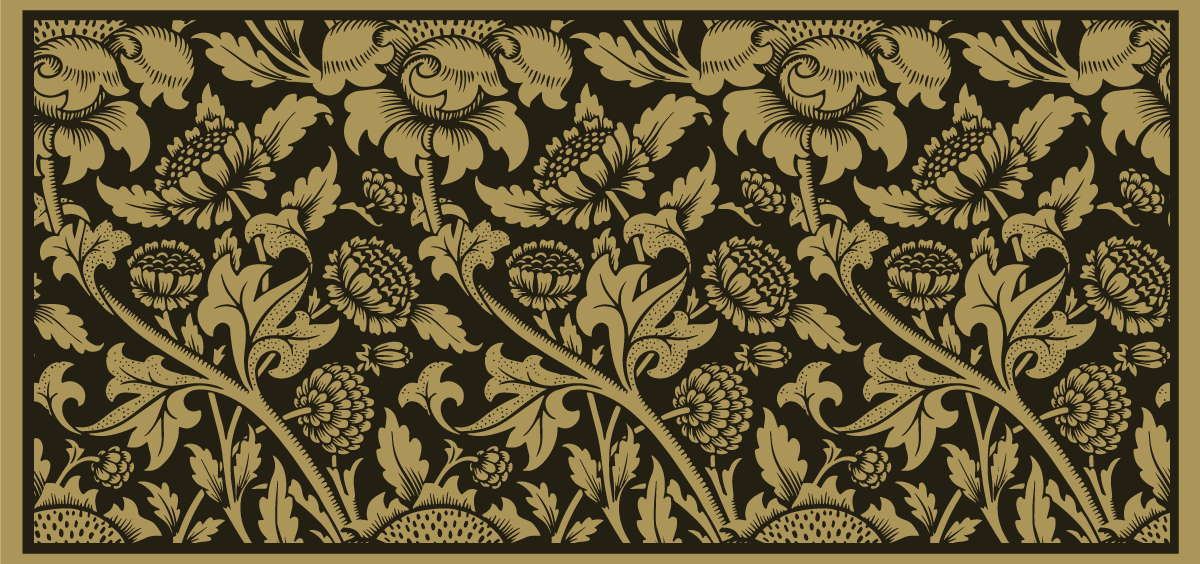 花と植物の壁画 植物柄のアクセント - TENSTICKERS