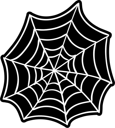蜘蛛の巣の敷物十代のビニールの敷物 - TENSTICKERS