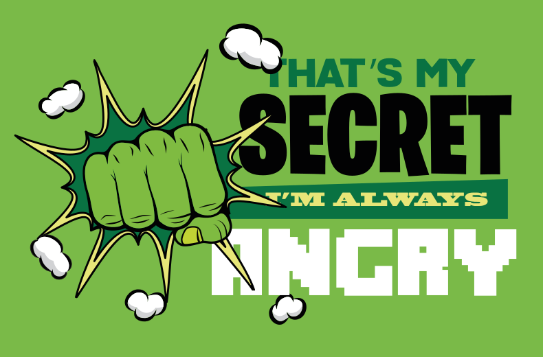 私はいつも怒っている子供の敷物です - TENSTICKERS