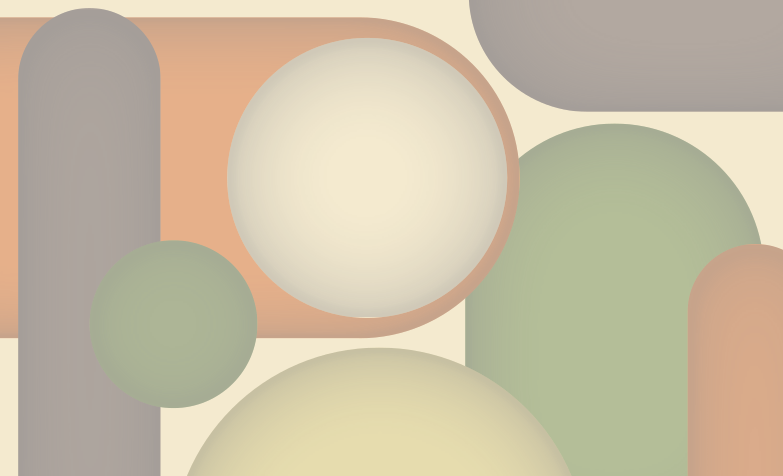 現代のビニールマット現代的な円形模様 - TENSTICKERS