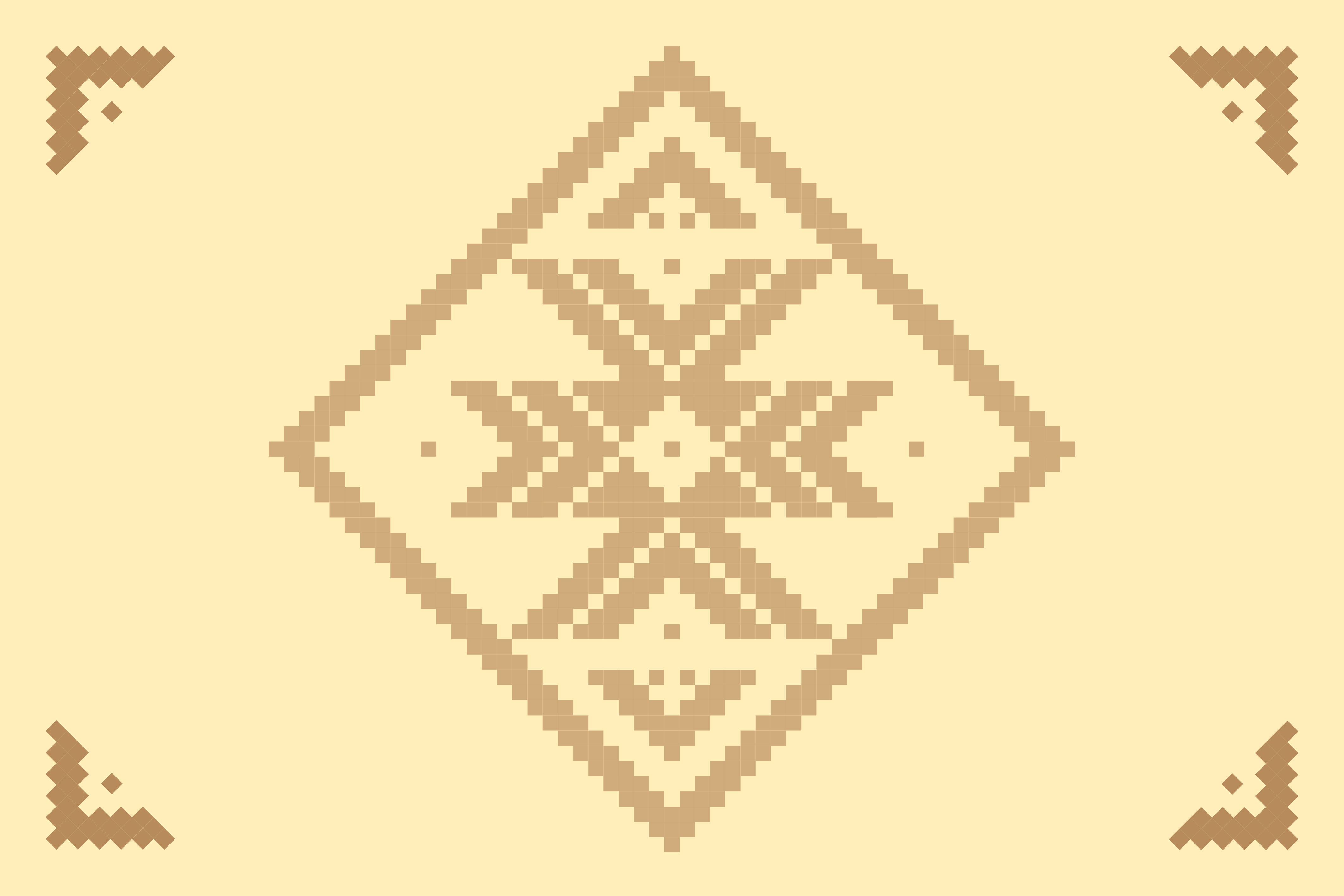 リビングルーム ビニールマット エレガントな幾何学的コントラスト - TENSTICKERS