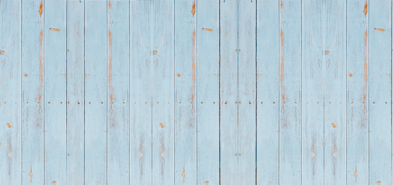青い木の質感のビニールの木の廊下の床 - TENSTICKERS