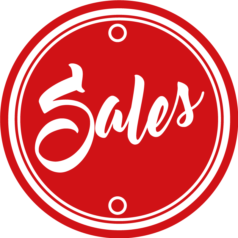 円形 ビニールマット 赤丸テキスト販売 - TENSTICKERS