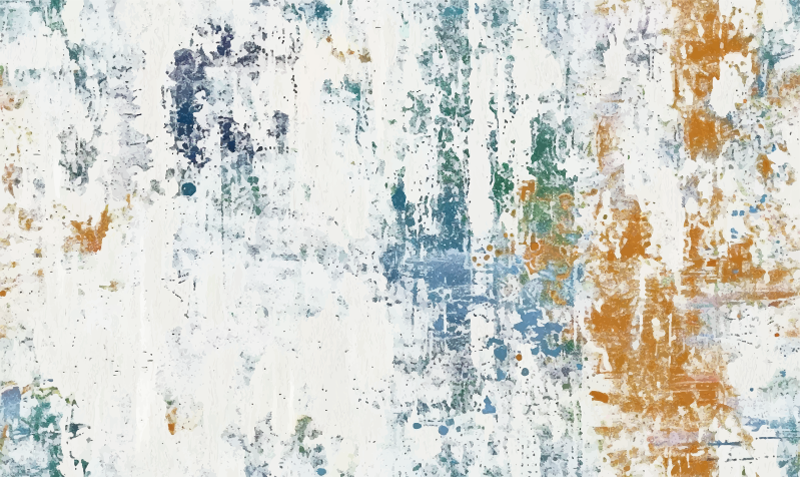 ダイニングルーム ビニールマット 抽象的なテクスチャデザイン - TENSTICKERS