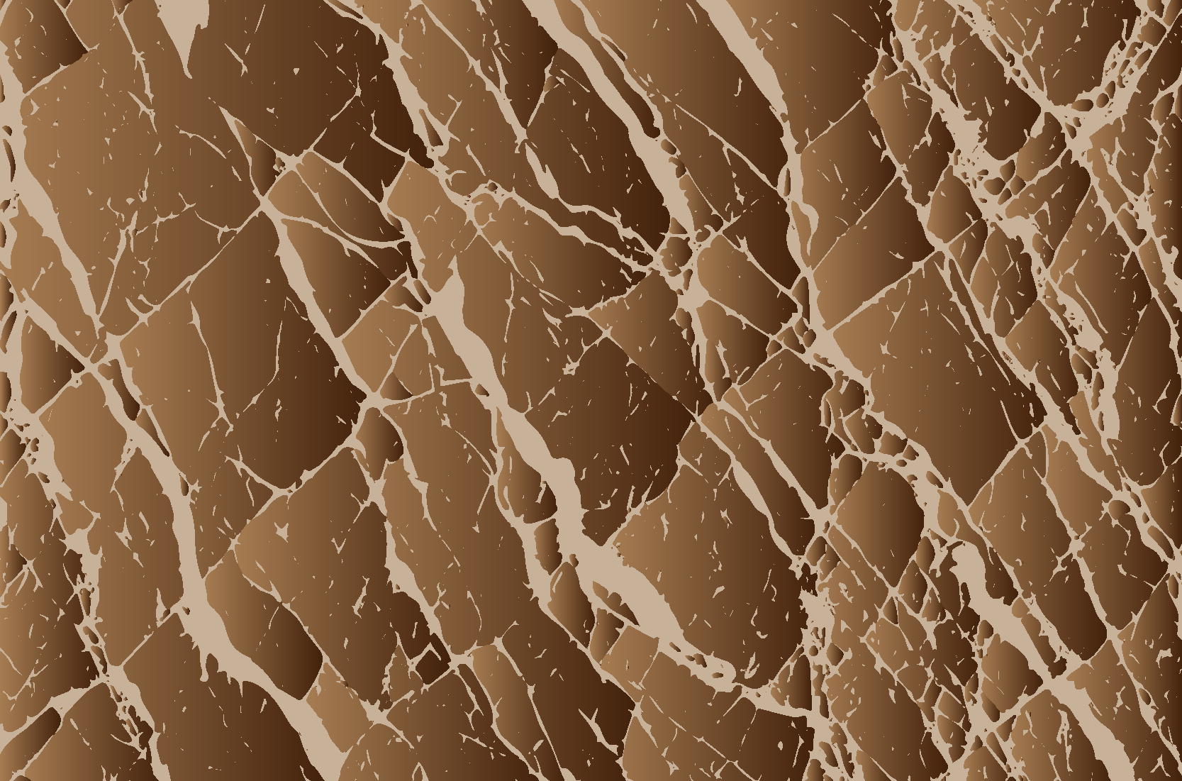 ダイニングルーム ビニールマット 茶色の大理石効果 - TENSTICKERS