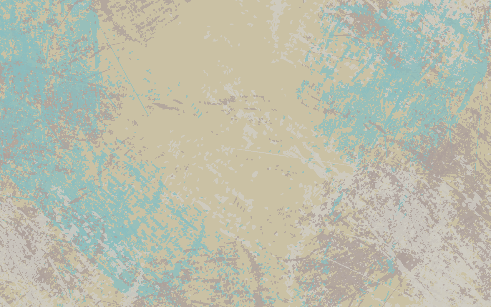 ダイニングルーム ビニールマット 黄色と青の抽象的なデザイン - TENSTICKERS