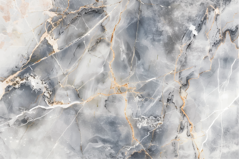 大理石ビニールラグ青みがかった灰色 - TENSTICKERS