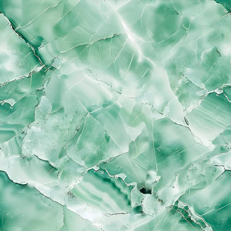 大理石ビニールラググリーンパステルカラー - TENSTICKERS