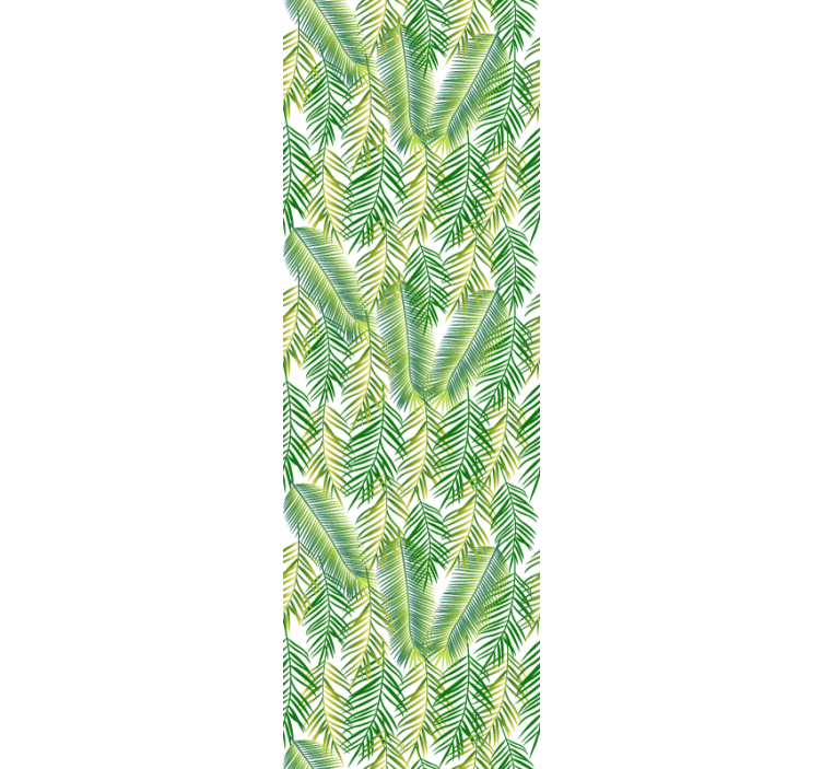 葉壁紙豊かな緑のデザイン - TENSTICKERS