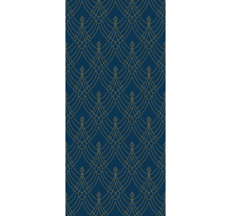 和 モダン 壁紙 優雅な葉のデザイン - TENSTICKERS