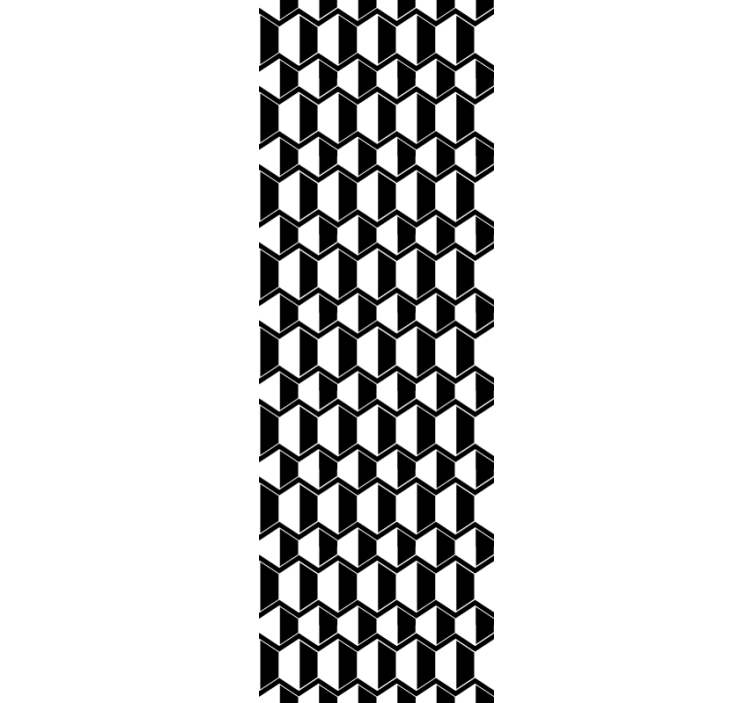 幾何学的壁紙3d立体パターン - TENSTICKERS