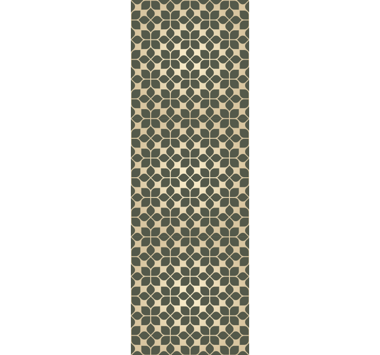 マスターベッドルームの壁紙幾何学的フローラルスタイル - TENSTICKERS