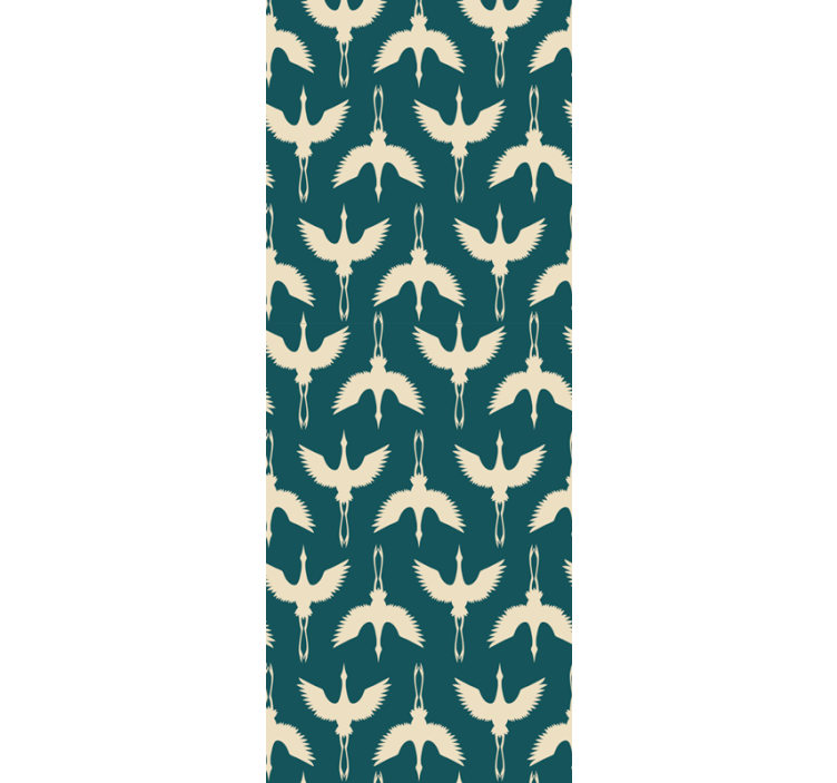 鳥 ウォールペーパー エレガントなベージュデザイン - TENSTICKERS