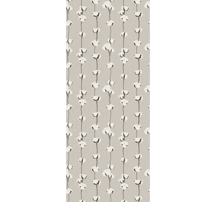 壁紙 花 綿花の小道 - TENSTICKERS