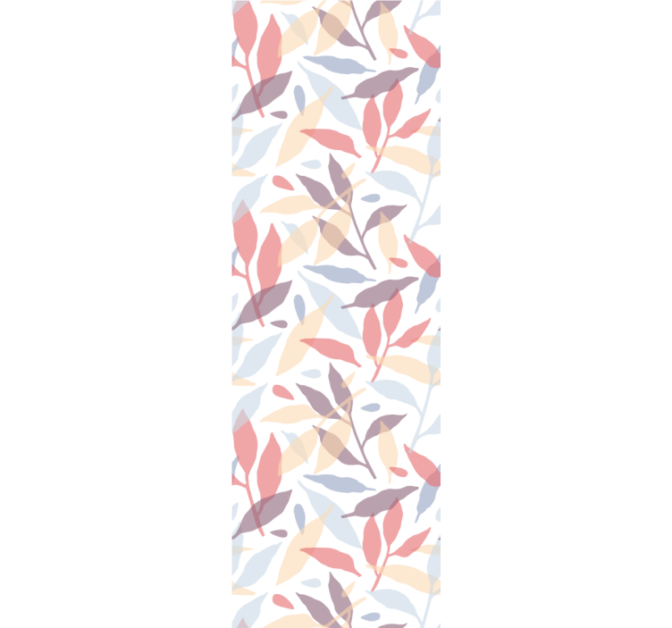 葉壁紙透け感のある葉の模様 - TENSTICKERS