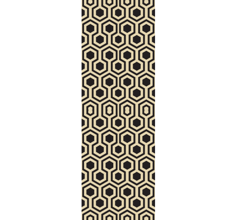 幾何学的壁紙ハニカムヘキサゴンパターン - TENSTICKERS