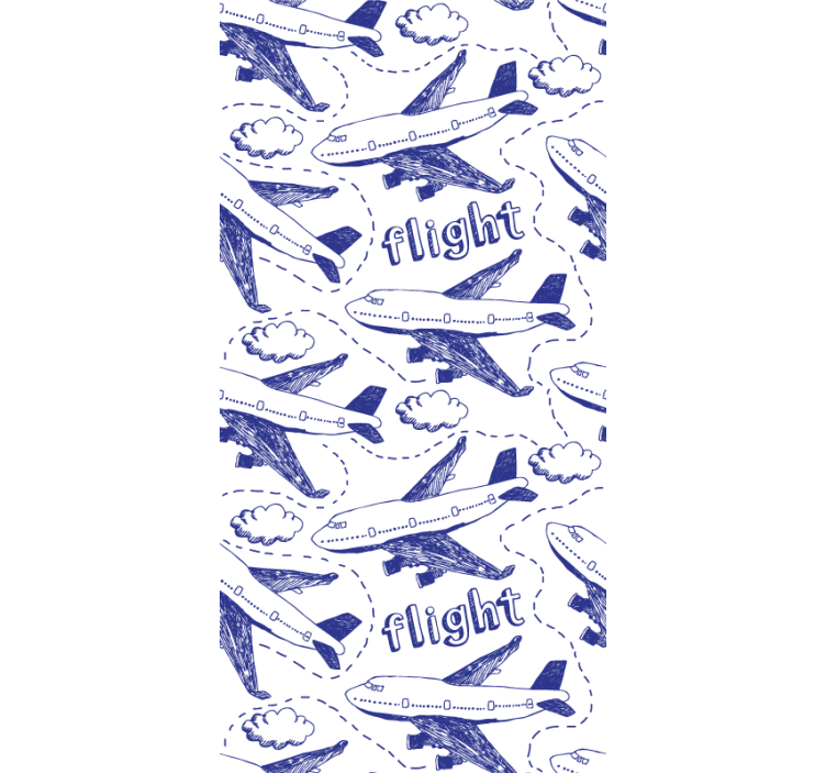 風景 壁紙 飛行機の飛行シーン - TENSTICKERS