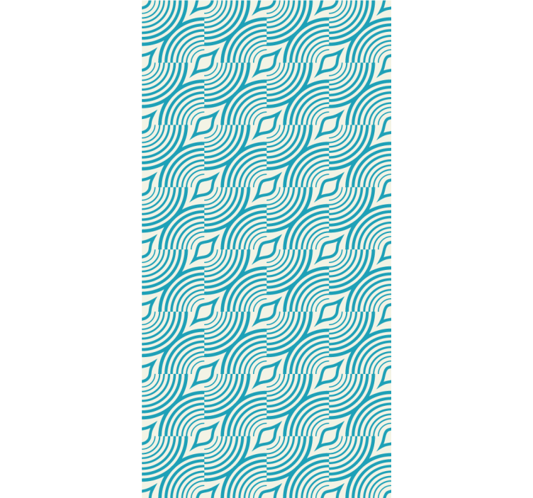 概要の壁紙流れる波の形状 - TENSTICKERS