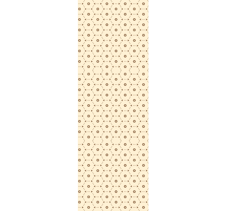 花 壁紙 幾何学的な花のアクセント - TENSTICKERS