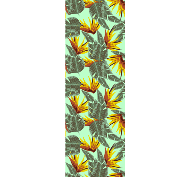 自然 壁紙 トロピカルフォリッジバースト - TENSTICKERS