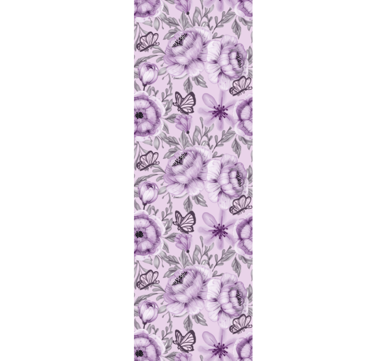 壁紙 花 蝶と花のアレンジメント - TENSTICKERS