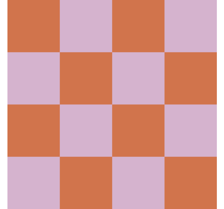 タイル 壁紙 オレンジ色のモチーフ - TENSTICKERS