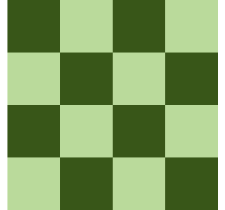 タイル 壁紙 濃い緑と薄い緑のモチーフ - TENSTICKERS