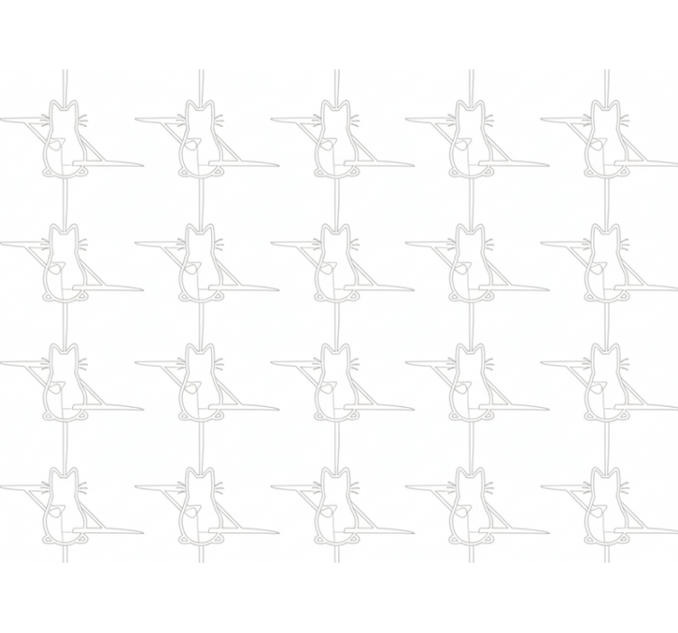 猫 壁紙 猫の輪郭 - TENSTICKERS
