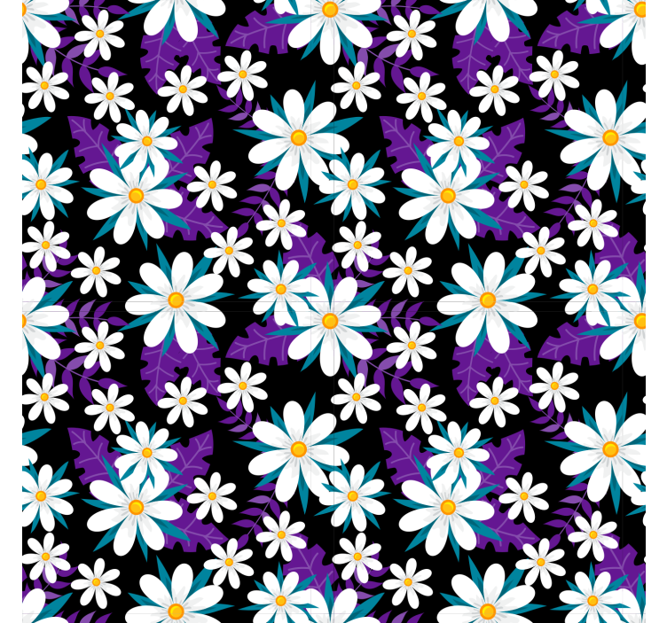 自然 壁紙 カラフルな花のディスプレイ - TENSTICKERS