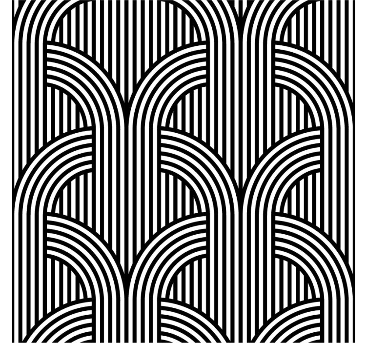 観賞用 壁紙 モノクロのアーチ - TENSTICKERS