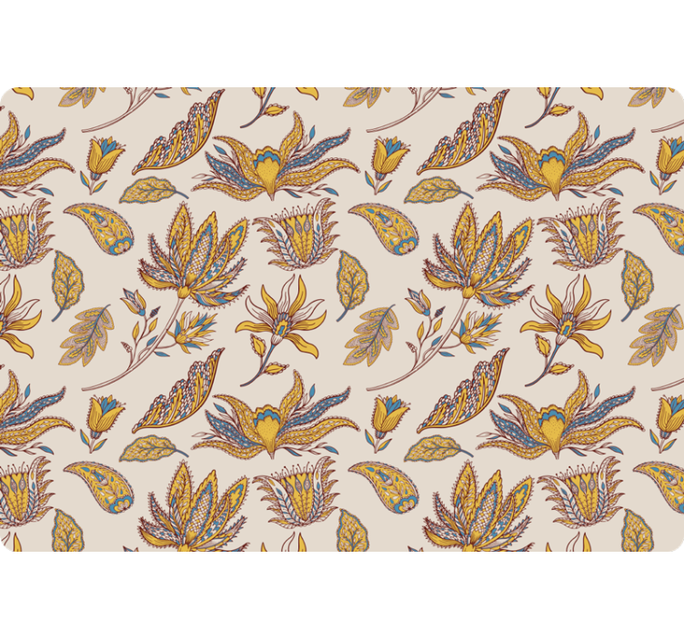 壁紙 花 ペイズリー花セット - TENSTICKERS